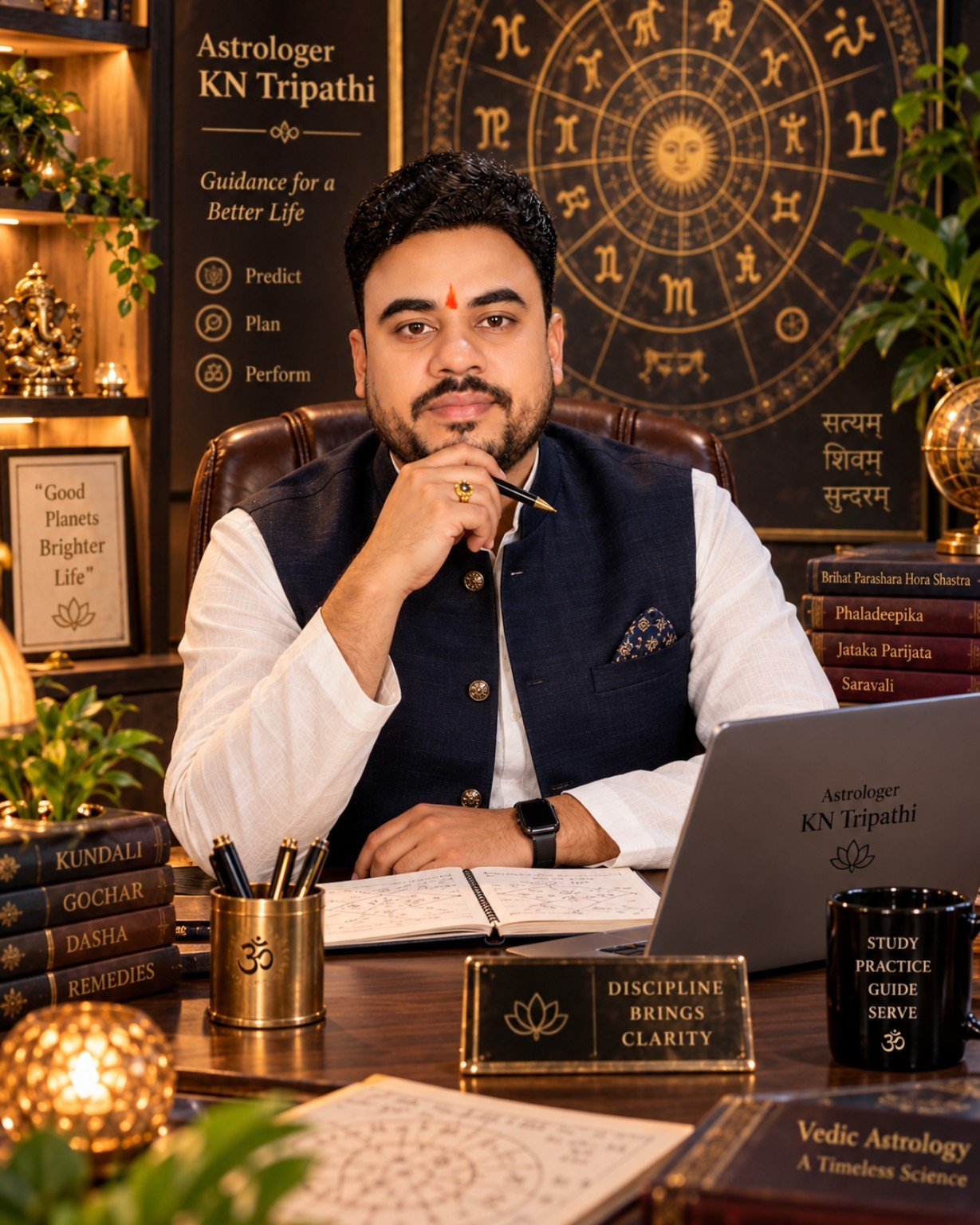 प्रयागराज के वैदिक ज्योतिषी Astrologer KN Tripathi